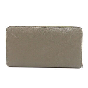 Celine Long Leather Wallet Zip Round